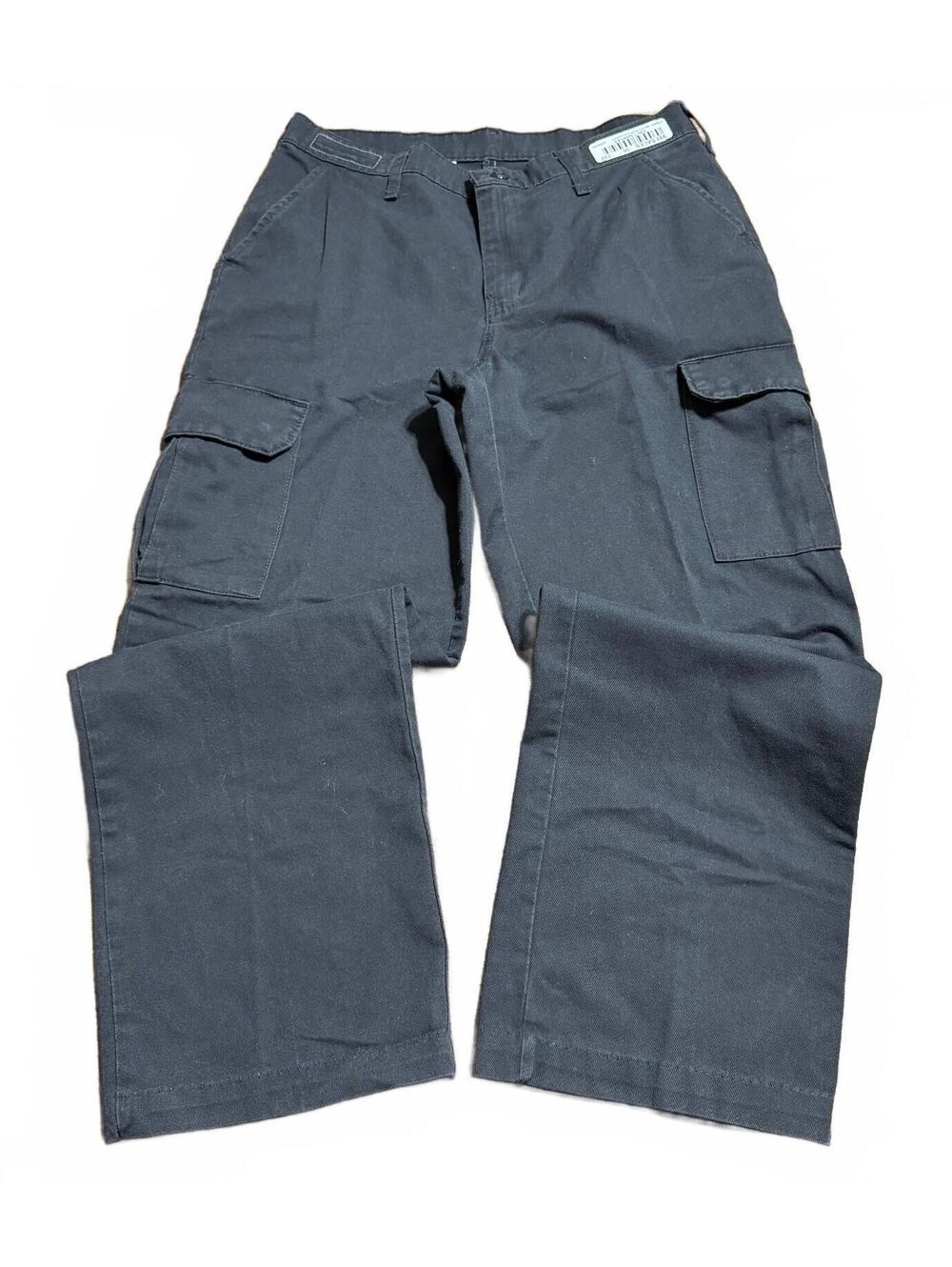 Red Kap Womens Industrial Cargo Work Pants Size 10 Black PT89 Grunge Skater